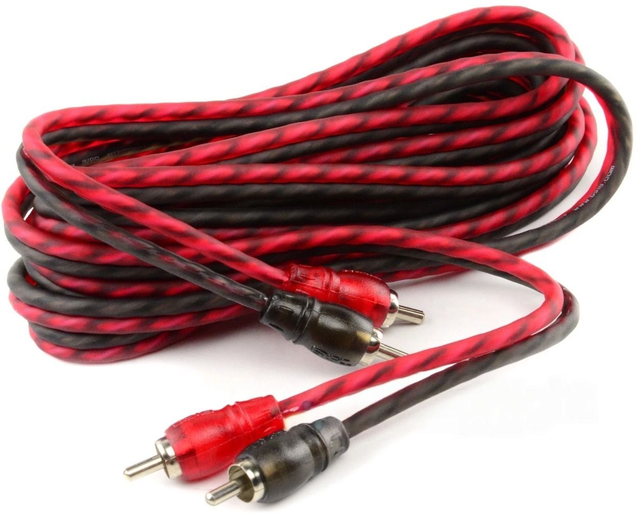 Sound Boss 3M 2 Channel Shielded Twisted Interconnect RCA Audio Cable For Multi Class AB Car Amplifier