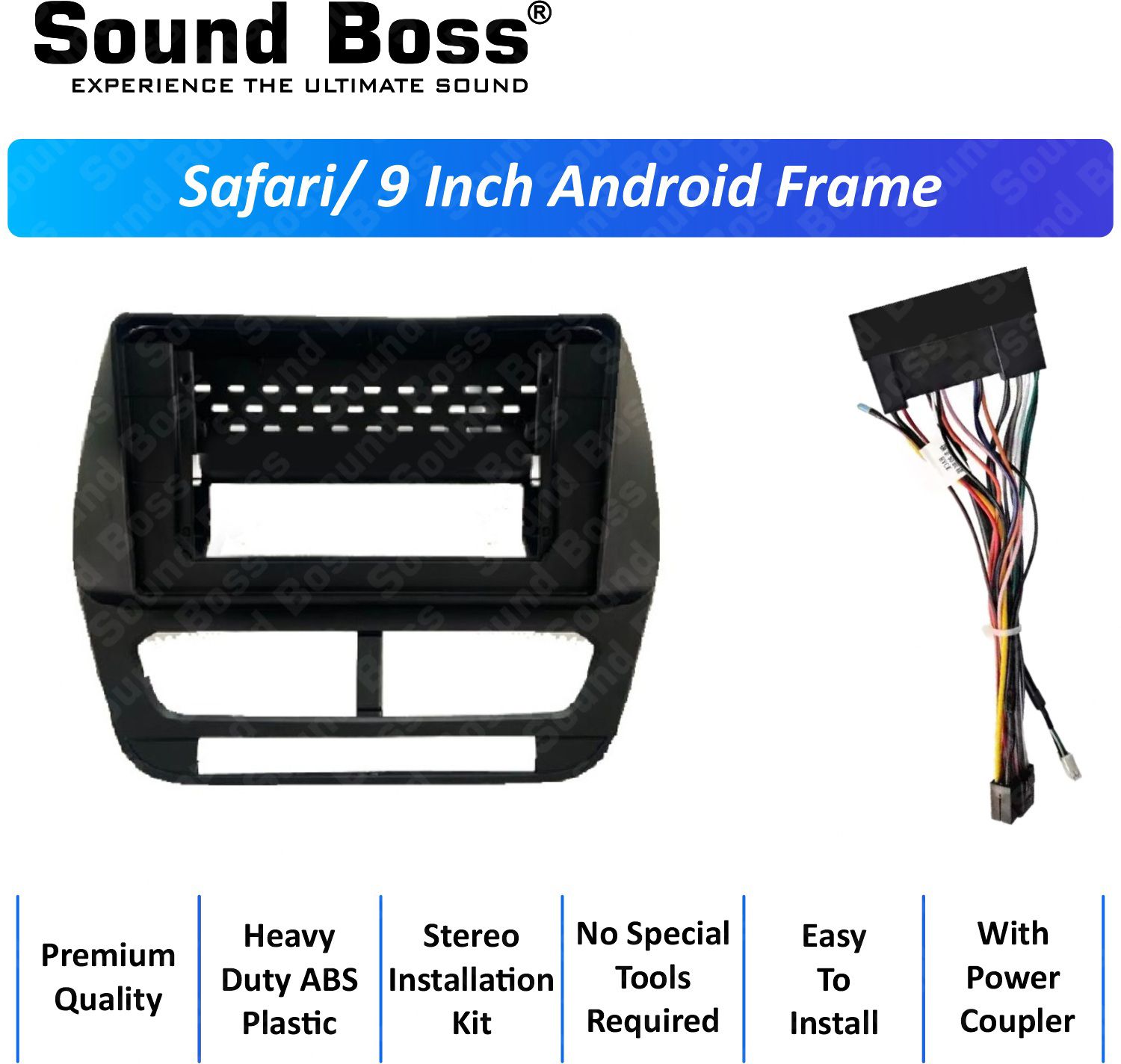 Sound Boss SAFARI 9''Inch Frame for Android Media Player Frame (9 inch)