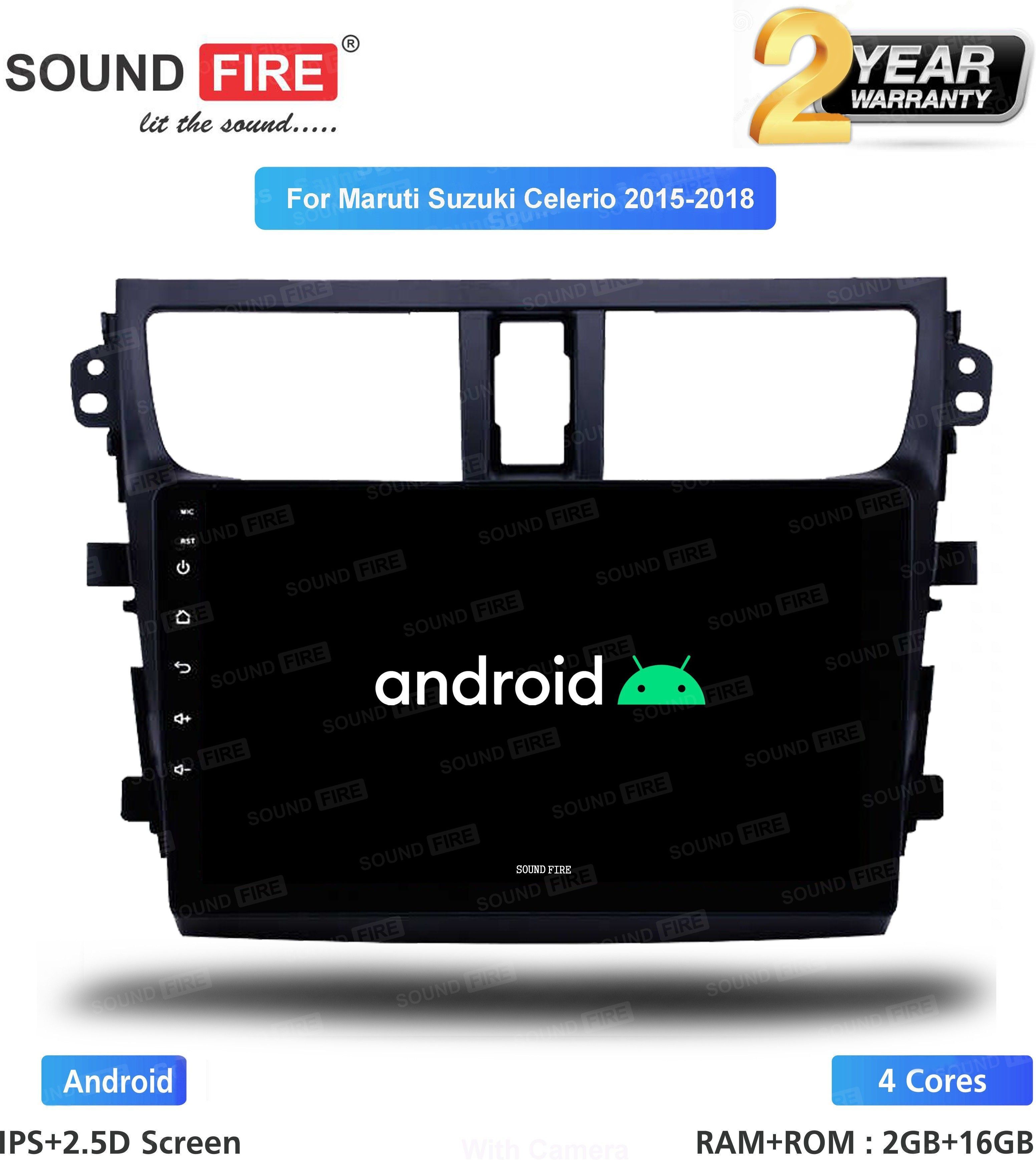 SOUND FIRE NEXGeneration 9"Inch (2GB/16GB) For Maruti Suzuki Celerio 2015-2018 Android Car Stereo (Double Din)