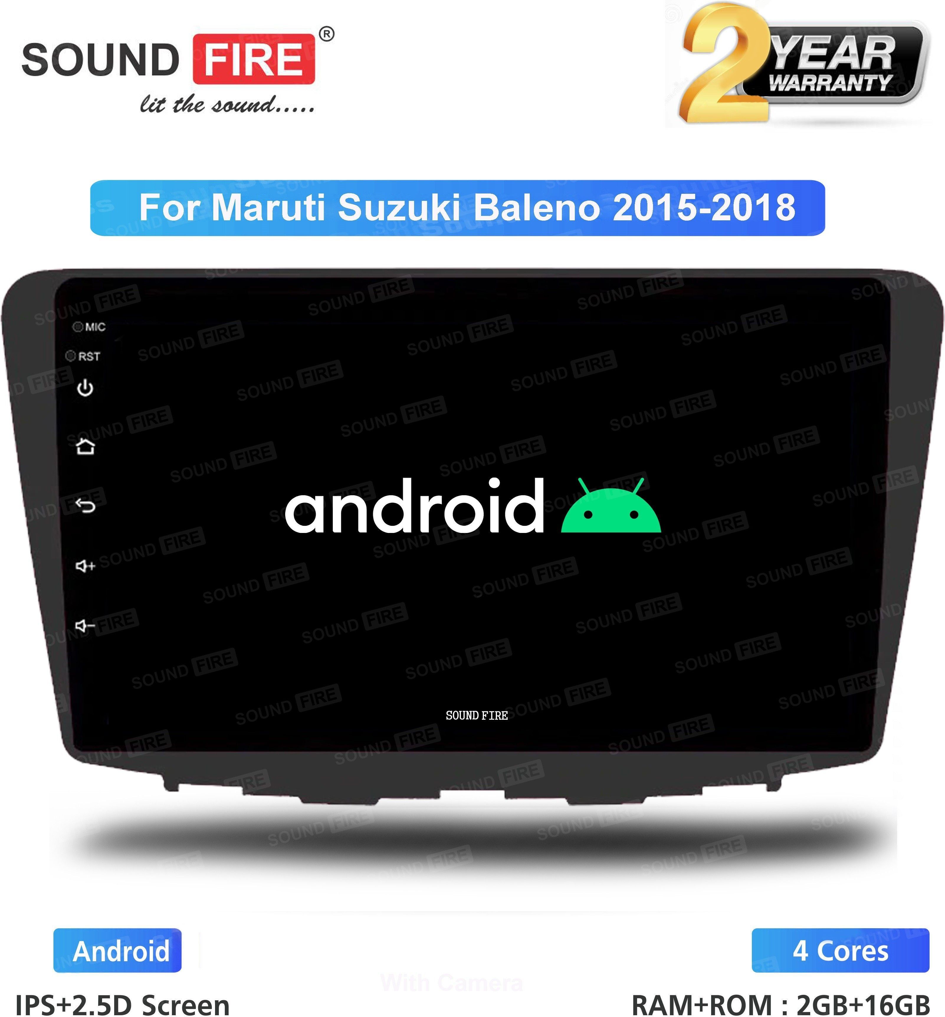 SOUND FIRE NEXGeneration 9"Inch (2GB/16GB) For Maruti Suzuki Baleno Android Car Stereo (Double Din)