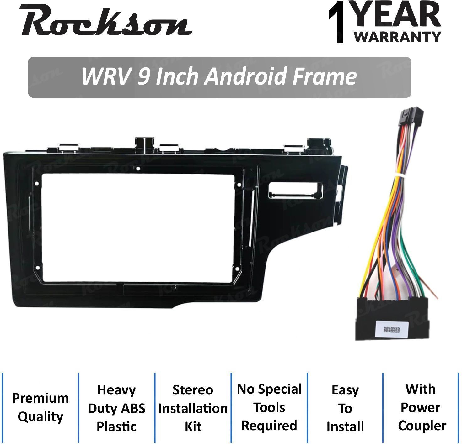 Rockson WRV 9"Inch ABS Frame for Android Car Stereo (Double Din)